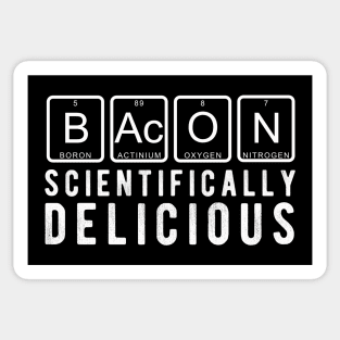 Bacon, Scientifically Delicious Funny Periodic Table Gift Sticker